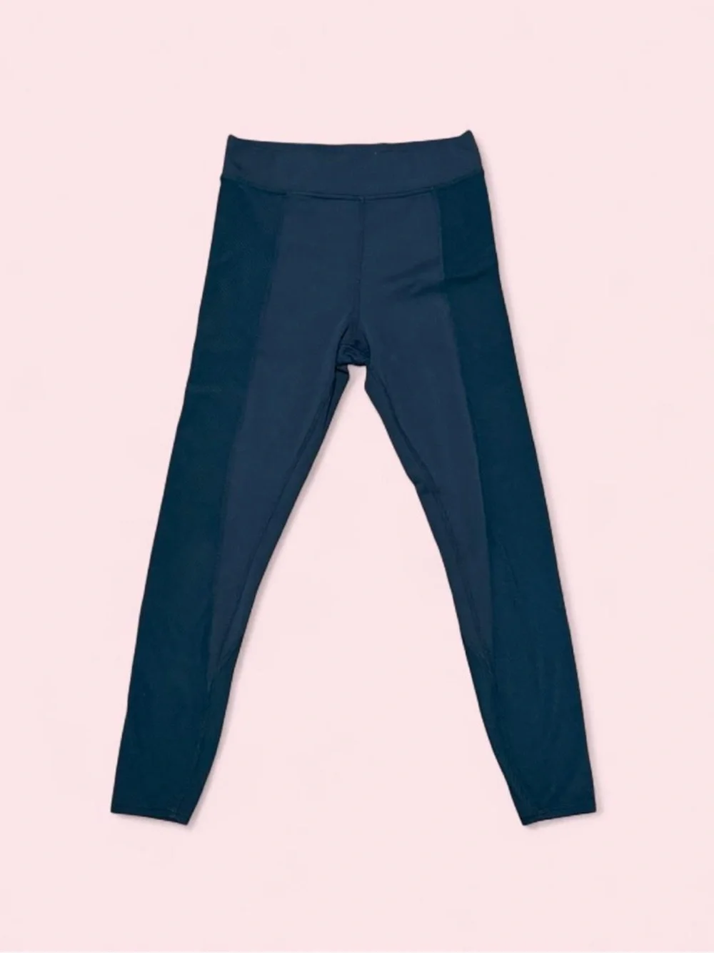 Alo Yoga Black High Waisted Full Length Leggings Small Ribbed Contour Activewear